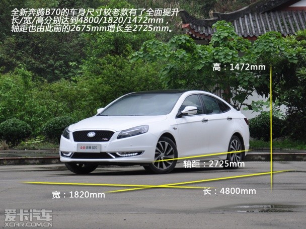 奔腾2014款奔腾b70高清图片