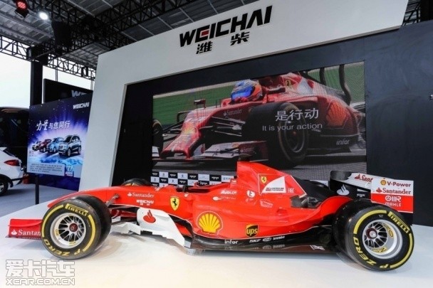 F1为潍柴集团破常规 赛事首现展车