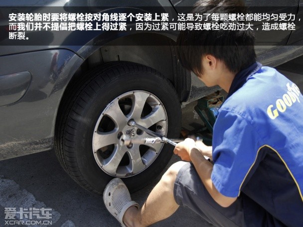 性价比突出  爱卡测试固特异安乘轮胎